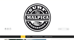 Desktop Screenshot of malpicasurfandbodyboard.com